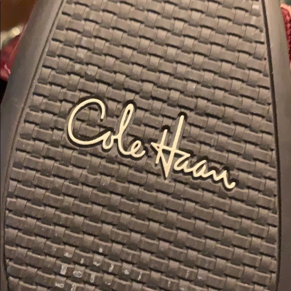 COLE Haan Nike Air Cranberry Patent Leather Flats - Picture 13 of 15